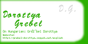 dorottya grebel business card